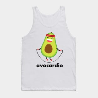 Avocardio - avocado doing cardio Tank Top